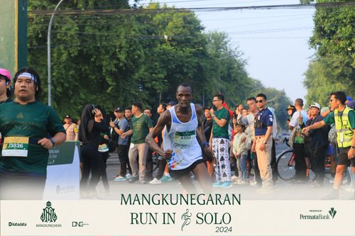 Race photo from Mangkunegaran Run 2024