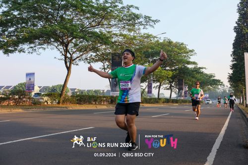 Race photo from BAF LIONS RUN 2024