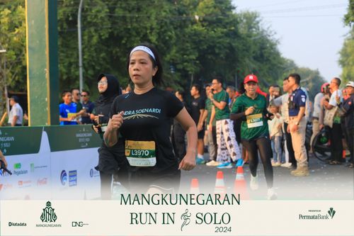 Race photo from Mangkunegaran Run 2024