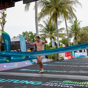 Race photo from Belitung Multisport Festival