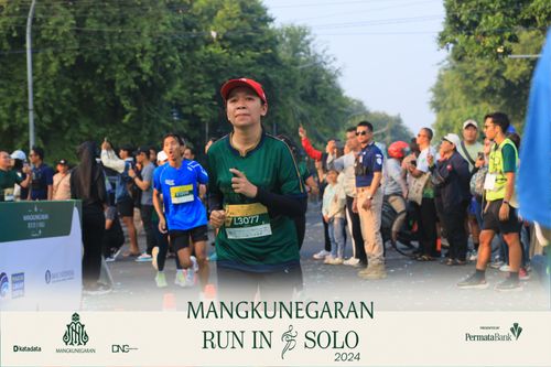 Race photo from Mangkunegaran Run 2024