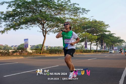 Race photo from BAF LIONS RUN 2024
