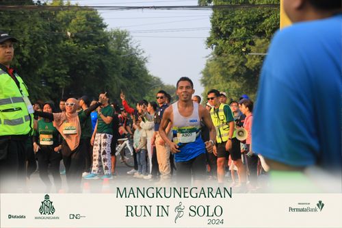 Race photo from Mangkunegaran Run 2024