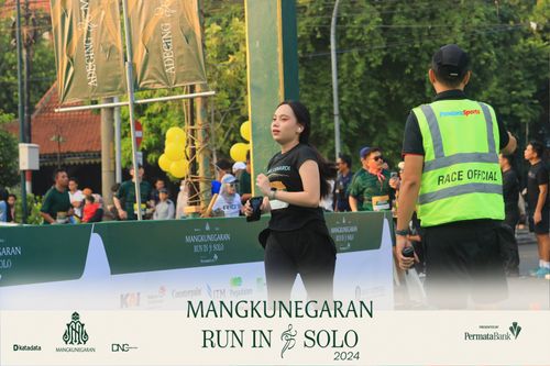 Race photo from Mangkunegaran Run 2024