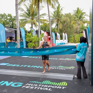 Race photo from Belitung Multisport Festival