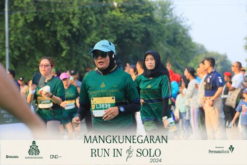 Race photo from Mangkunegaran Run 2024