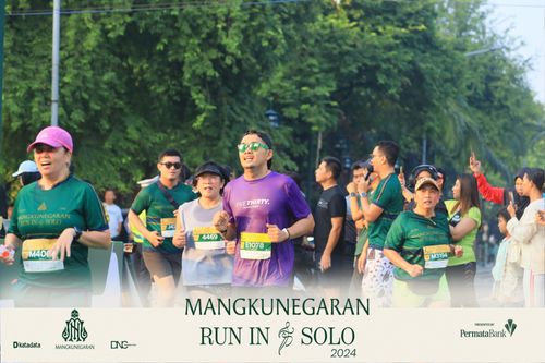Race photo from Mangkunegaran Run 2024