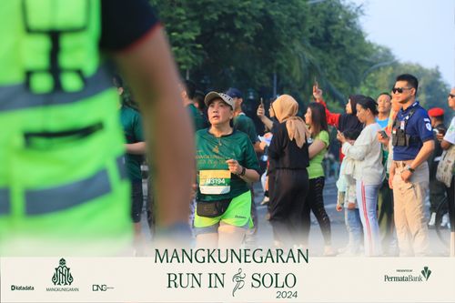 Race photo from Mangkunegaran Run 2024