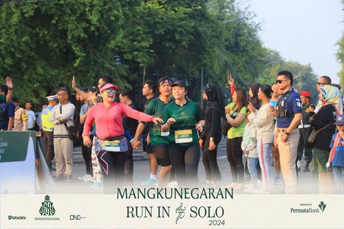 Race photo from Mangkunegaran Run 2024