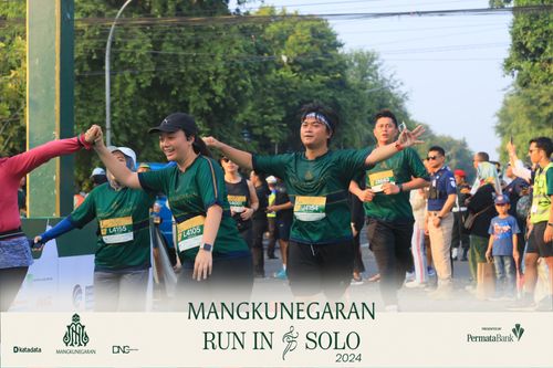 Race photo from Mangkunegaran Run 2024