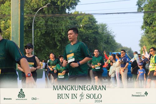 Race photo from Mangkunegaran Run 2024