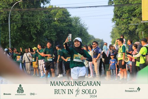 Race photo from Mangkunegaran Run 2024