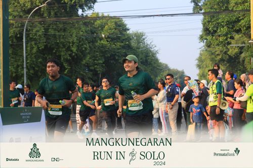 Race photo from Mangkunegaran Run 2024