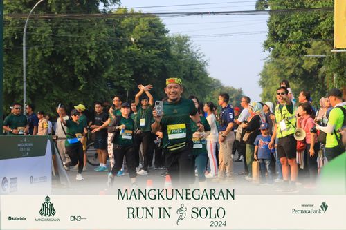 Race photo from Mangkunegaran Run 2024