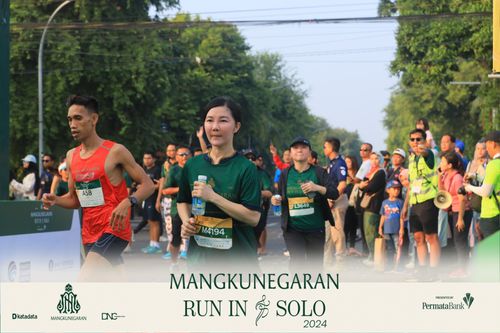 Race photo from Mangkunegaran Run 2024