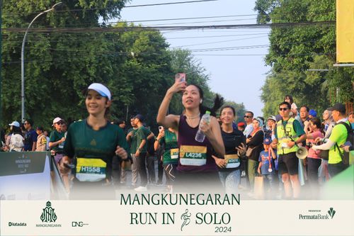 Race photo from Mangkunegaran Run 2024
