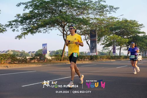 Race photo from BAF LIONS RUN 2024