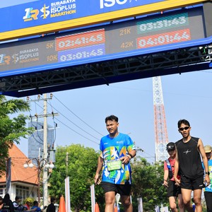Race photo from SURABAYA ISOPLUS MARATHON 2026