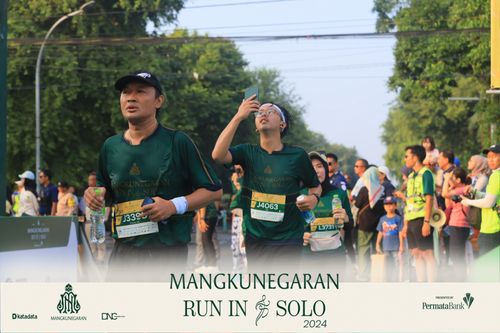 Race photo from Mangkunegaran Run 2024