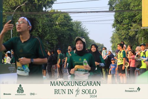 Race photo from Mangkunegaran Run 2024