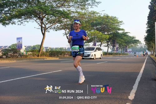 Race photo from BAF LIONS RUN 2024