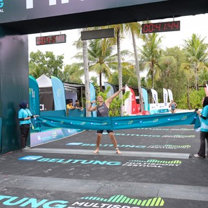Race photo from Belitung Multisport Festival