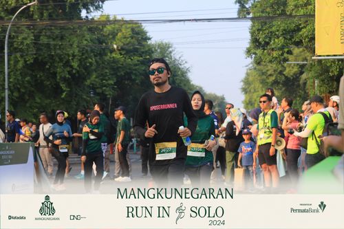 Race photo from Mangkunegaran Run 2024