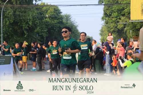 Race photo from Mangkunegaran Run 2024
