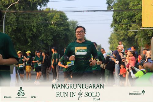 Race photo from Mangkunegaran Run 2024