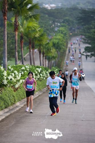 Race photo from Taman Budaya x BOGORUN 2025