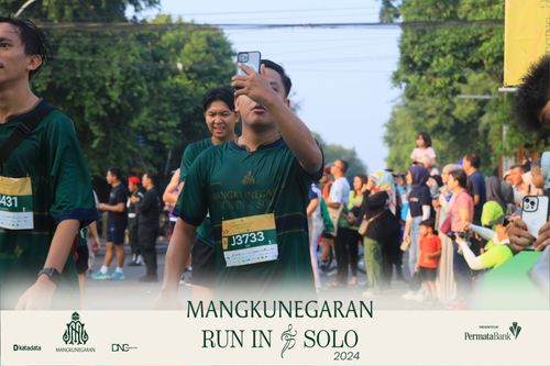 Race photo from Mangkunegaran Run 2024