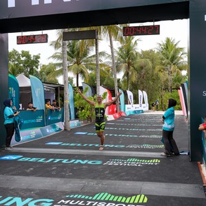 Race photo from Belitung Multisport Festival