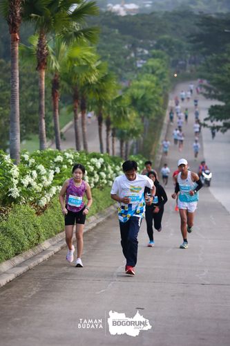 Race photo from Taman Budaya x BOGORUN 2025