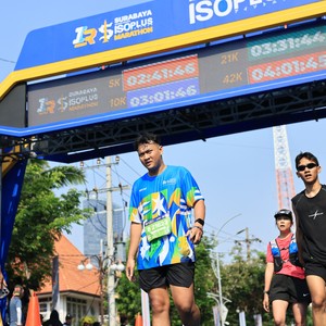 Race photo from SURABAYA ISOPLUS MARATHON 2026