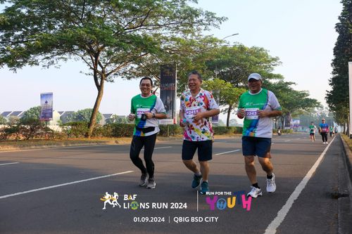 Race photo from BAF LIONS RUN 2024