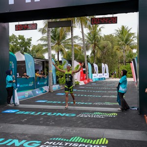Race photo from Belitung Multisport Festival