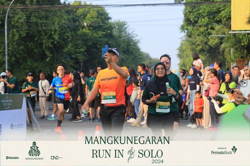 Race photo from Mangkunegaran Run 2024