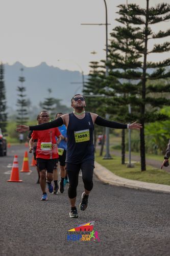 Race photo from CISANGKAN KBP CITY RUN 2025