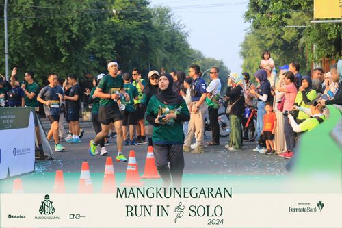 Race photo from Mangkunegaran Run 2024