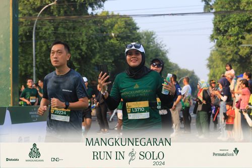Race photo from Mangkunegaran Run 2024