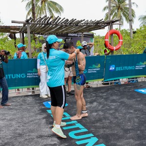 Race photo from Belitung Multisport Festival