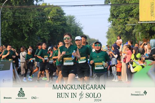 Race photo from Mangkunegaran Run 2024