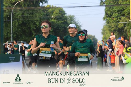 Race photo from Mangkunegaran Run 2024