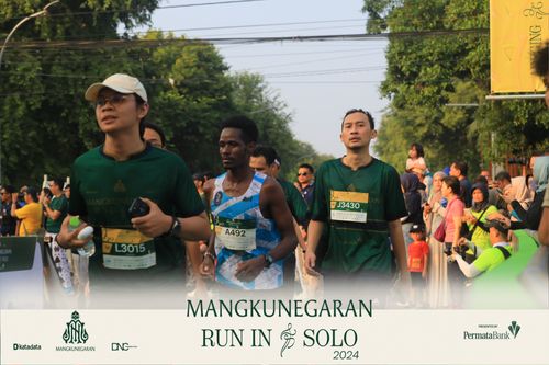 Race photo from Mangkunegaran Run 2024