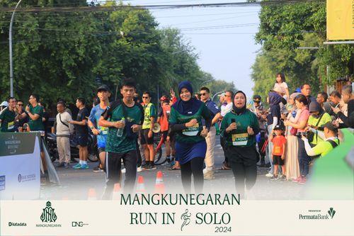 Race photo from Mangkunegaran Run 2024