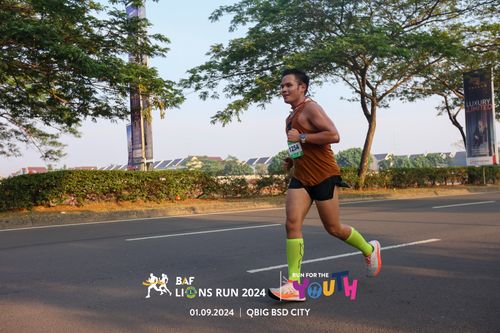 Race photo from BAF LIONS RUN 2024