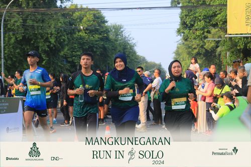 Race photo from Mangkunegaran Run 2024