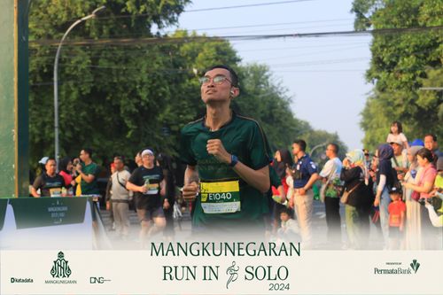 Race photo from Mangkunegaran Run 2024