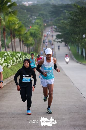 Race photo from Taman Budaya x BOGORUN 2025