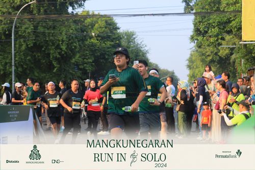 Race photo from Mangkunegaran Run 2024